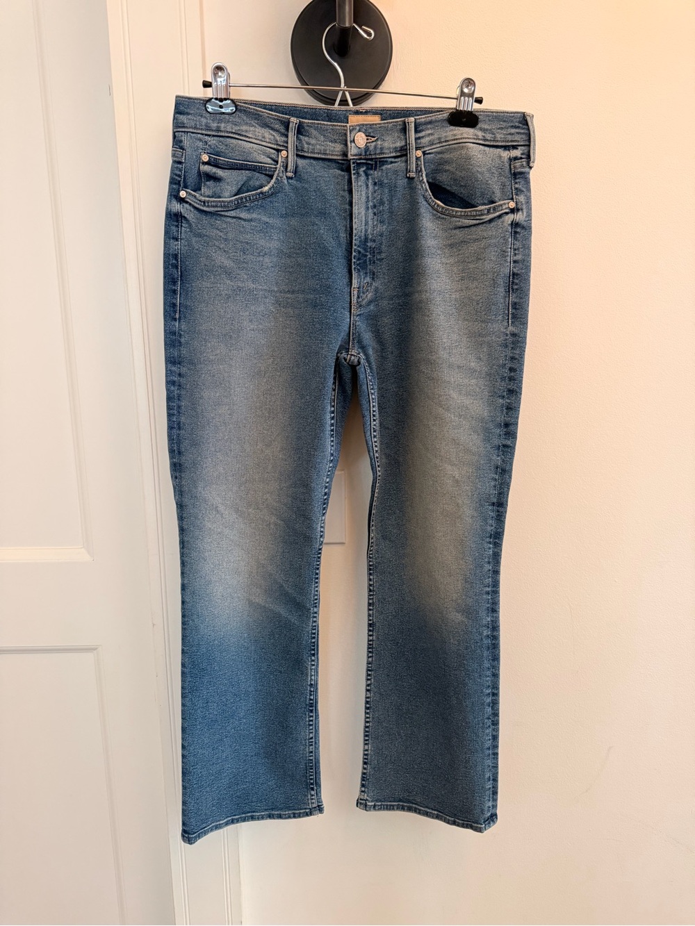 MOTHER Women's Light Blue Straight Jeans